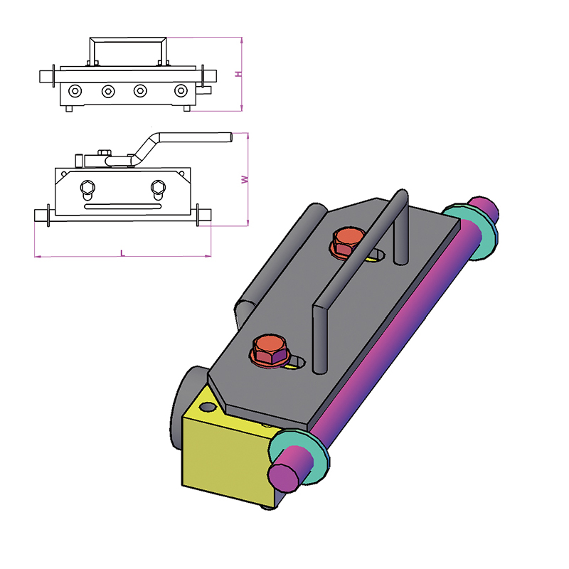 Magnete a spillo con manico