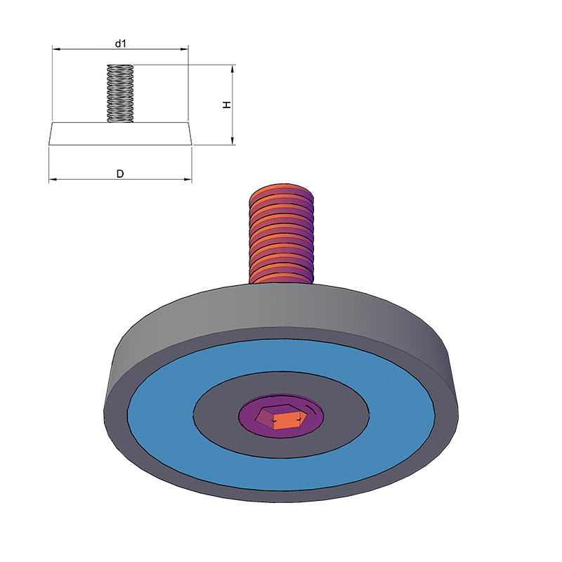 Inserire il magnete