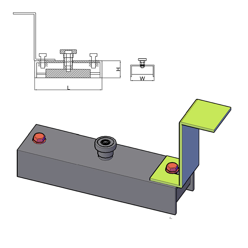 Magnete a spillo con adattatore